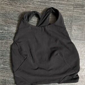 Lululemon Black Crossback Tank Top